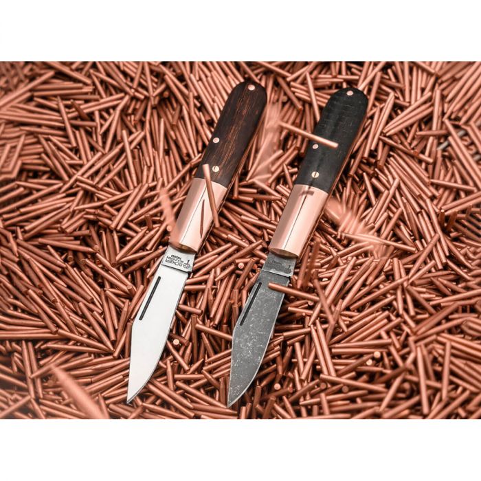 Складной нож Boker Barlow Copper Integral Desert Ironwood, сталь N690, рукоять медь