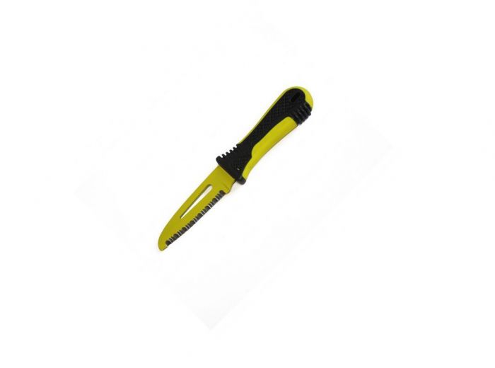 Спасательный нож для яхтсменов Fantoni, Race Rescue, FAN/PC001YeL, сталь AISI 425 mod, рукоять термопластик GRN
