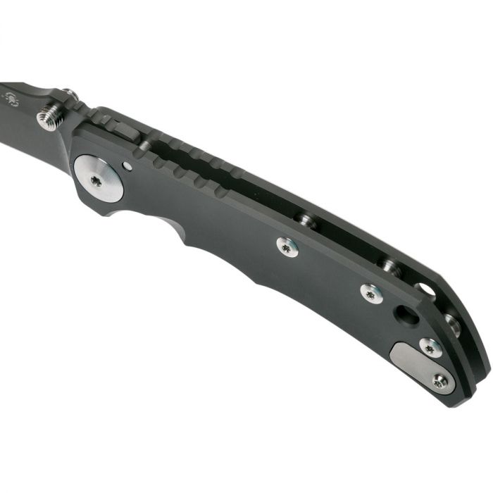 Складной нож Spartan Harsey Folder, клинок черный, сталь CPM-S35VN, рукоять титановый сплав