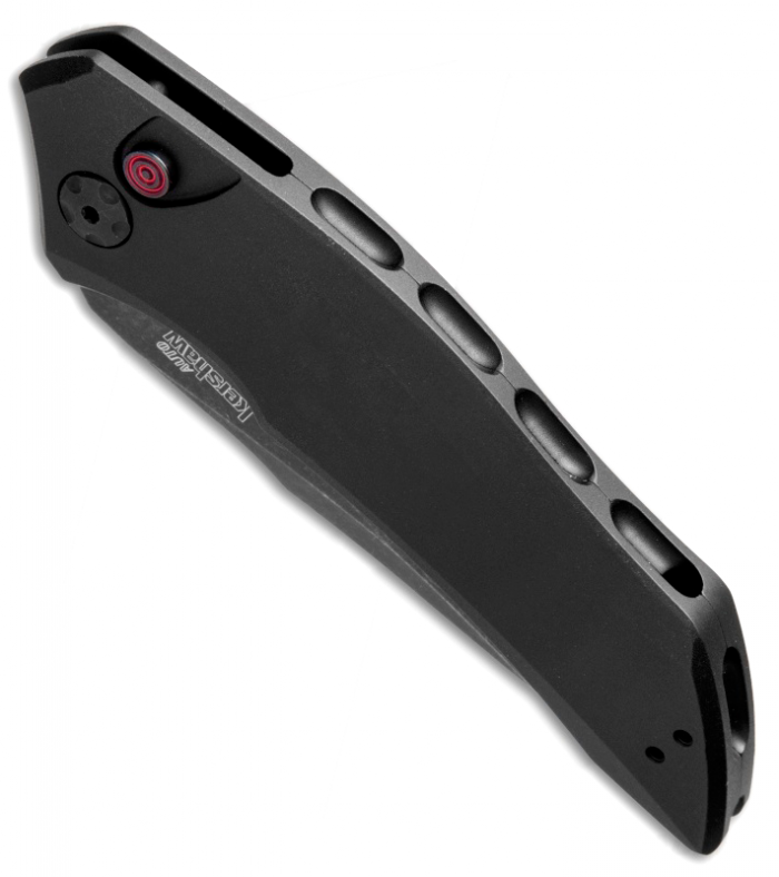 Полуавтоматический складной нож Launch 1 - Kershaw 7100BW, сталь Crucible CPM® 154, рукоять анодированный алюминий, чёрный