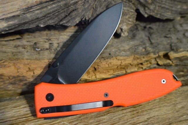 Нож складной Lionsteel Big Opera, сталь D2, рукоять G-10, оранжевый