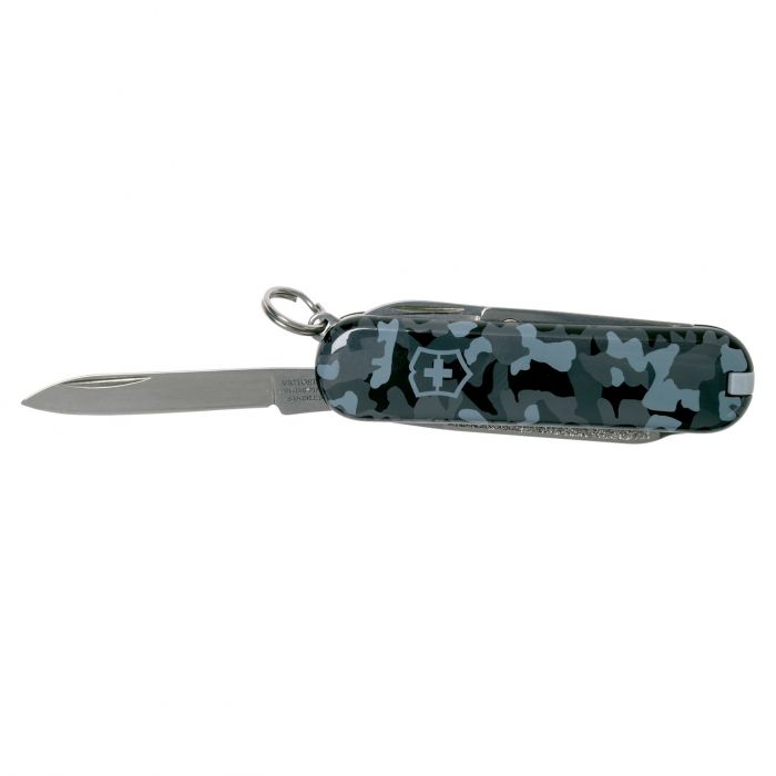 Нож перочинный Victorinox  Classic, сталь X55CrMo14, рукоять Cellidor®, синий камуфляж