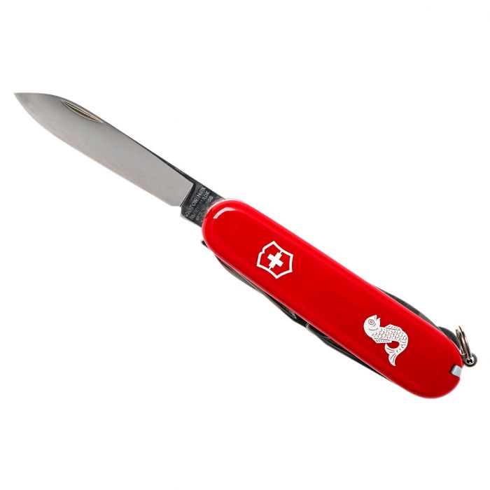 Нож перочинный Victorinox Fisherman, сталь X50CrMoV15, рукоять нейлон, красный