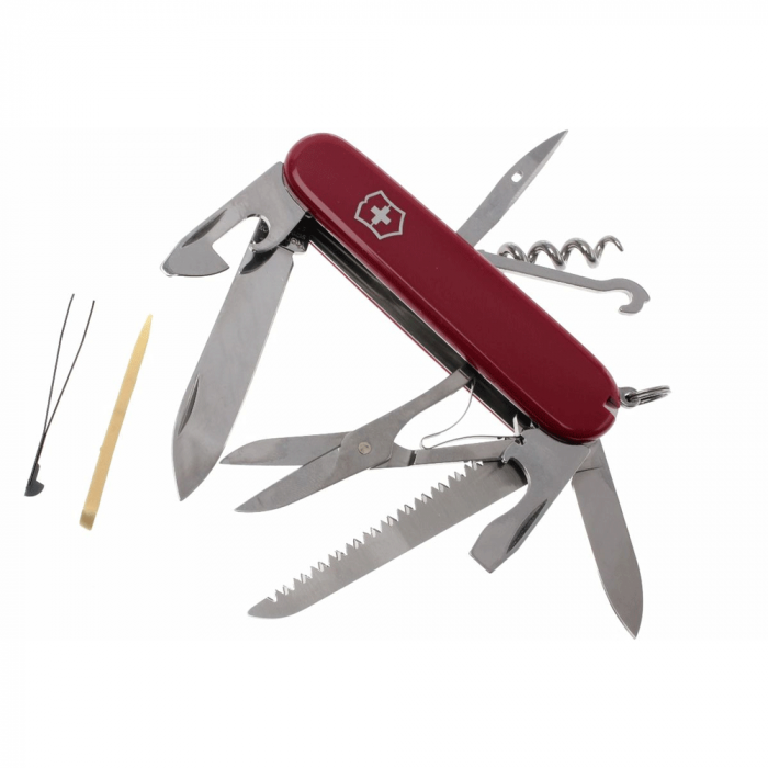 Нож перочинный Victorinox Huntsman, сталь X55CrMo14, рукоять Cellidor®, красный